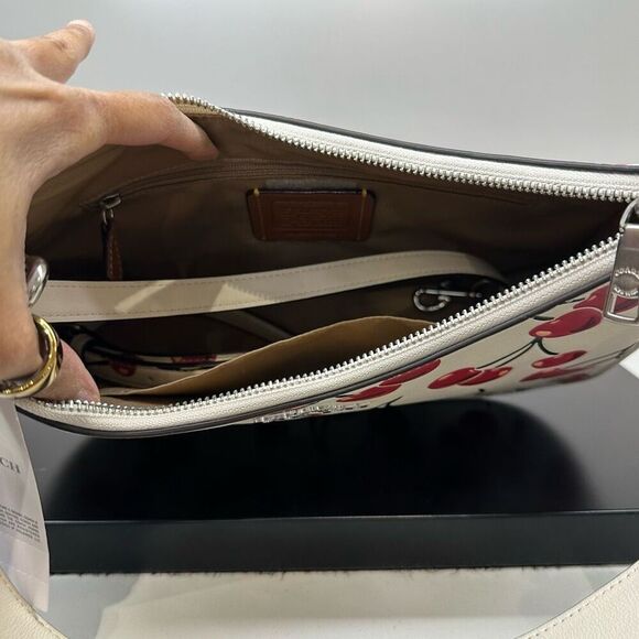 NWT❤️ COACH CY696 Teri Hobo Bag With Cherry Print CROSSBODY SATCHEL - Picture 7 of 9
